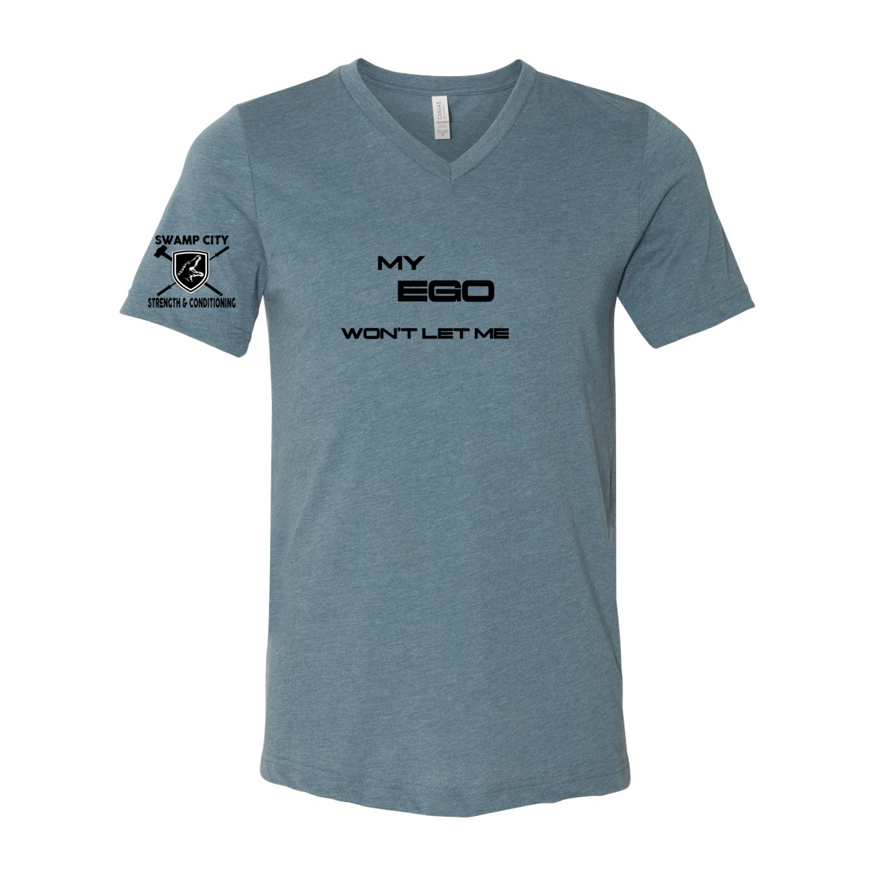 My Ego Won't Let Me -Unisex V-Neck Tee